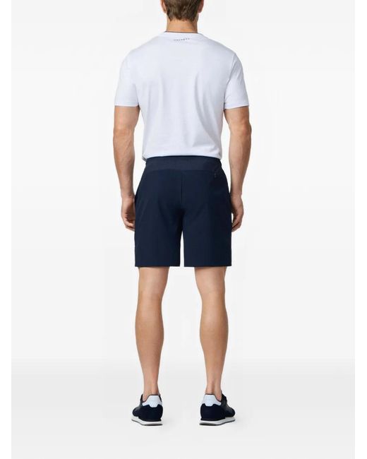 Hackett Blue Logo-Patch Drawstring Shorts for men