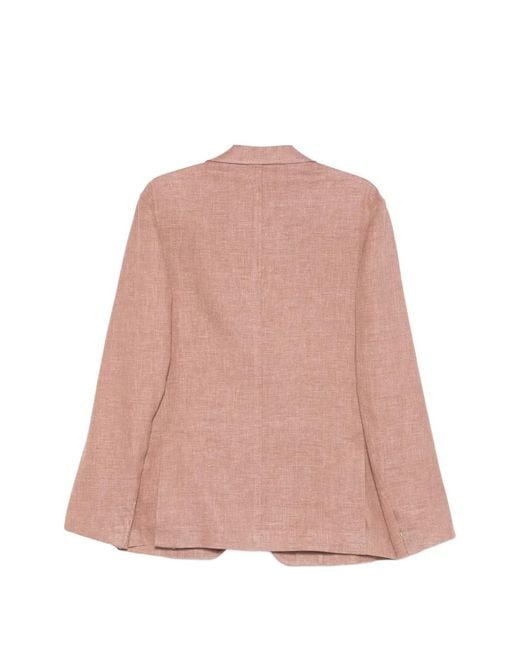 Eleventy Pink Single-Breasted Suit for men