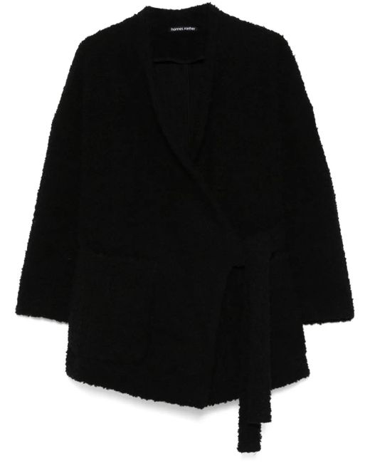 Hannes Roether ラップジャケット Black