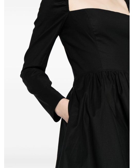 Reformation Black Parmida Mini Dress