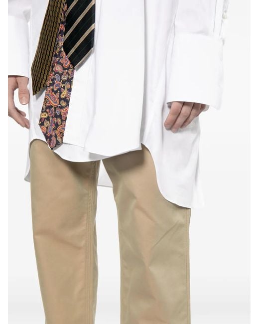 Junya Watanabe Natural X Brook Brothers Straight-Leg Trousers for men