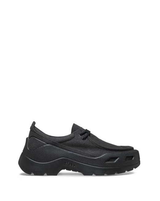 CROCSTM Gray Gallery Lace-Up Boat Shoes for men