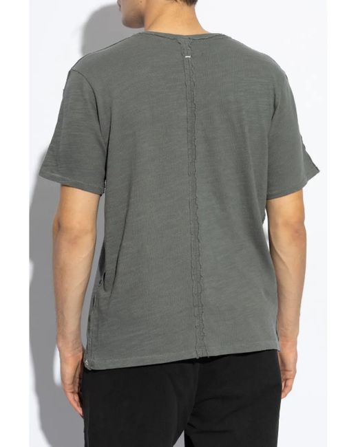 Rag & Bone Gray Cotton T-Shirt for men