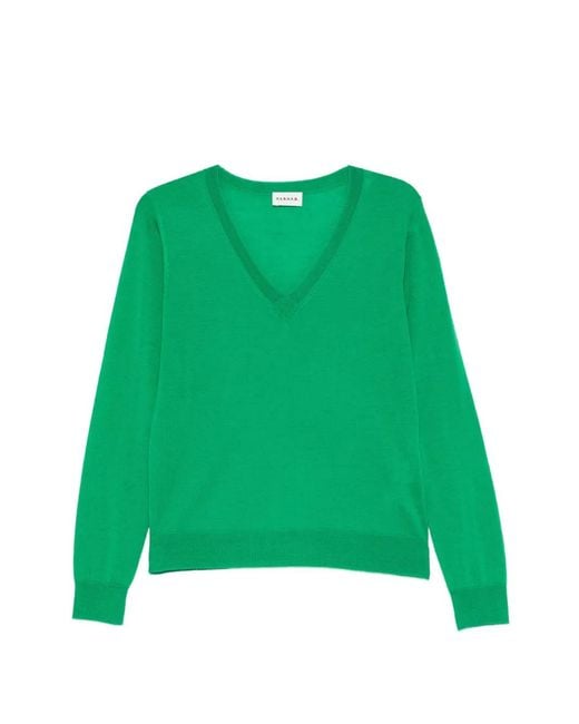 P.A.R.O.S.H. Green V-Neck Sweater