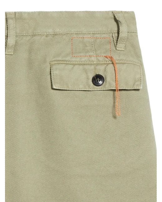 Fortela Green Belt Loops Flap Pocket Shorts for men