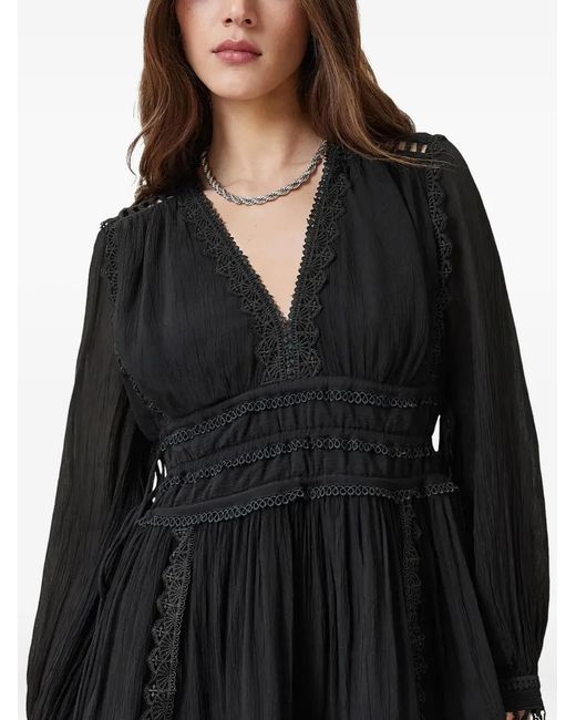 AllSaints Black Xanthe Mini Dress