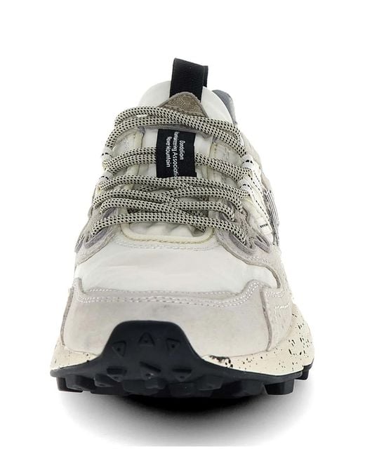 Flower Mountain White Baskets Yamano 3 Uni À Imprimé Zèbre