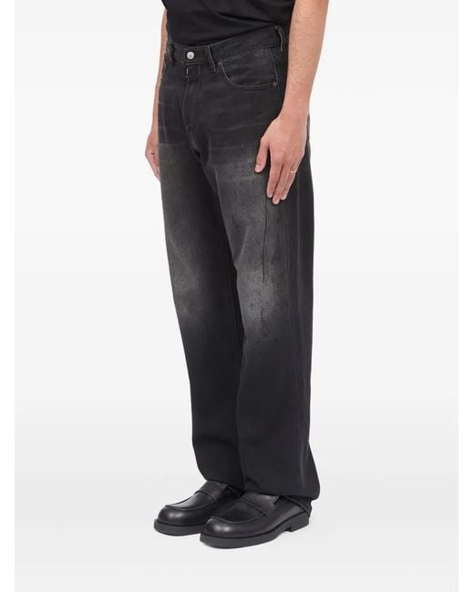 MM6 by Maison Margiela Black Five-Pockets Jeans for men