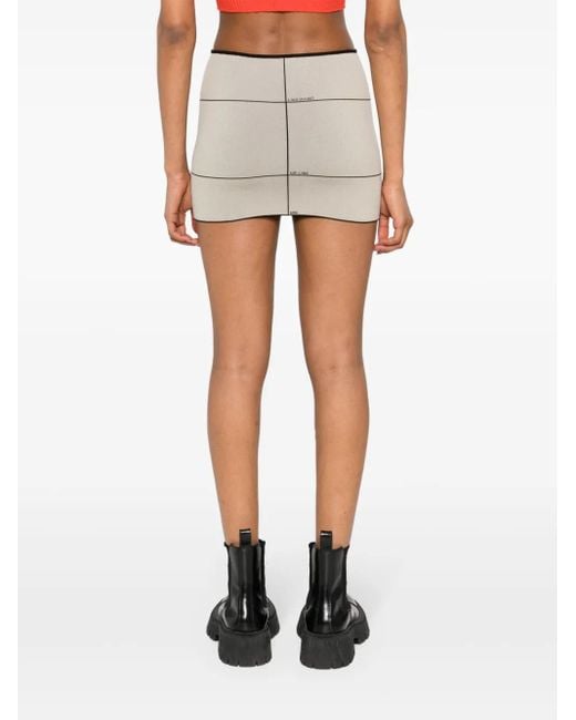 Vetements Natural Minirock Mit Print