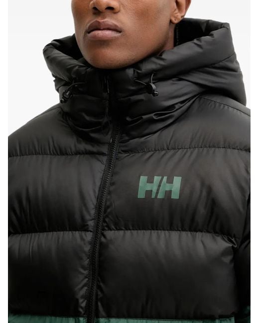 Helly Hansen Green Active Logo-Detail Padded Jacket for men