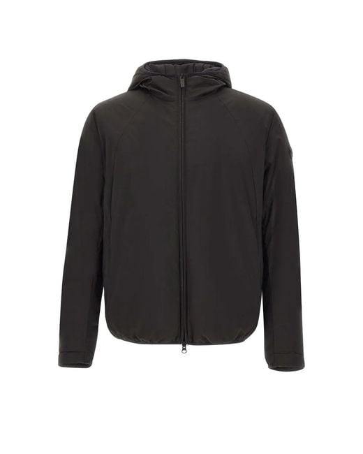Colmar Black Hooded Zip-Up Jacket for men