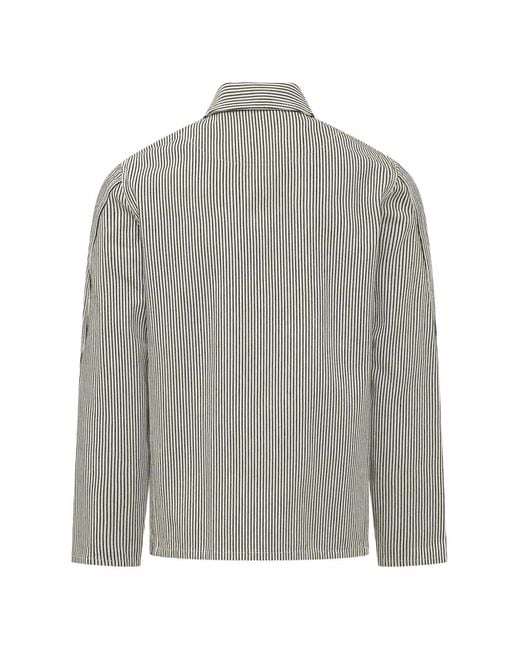 Givenchy Gray Stripe-Print Jacket for men