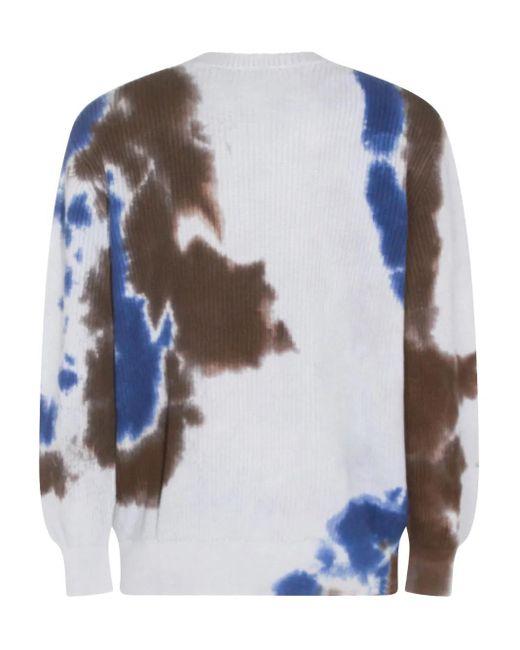 Mauna Kea Blue Pull À Effet Tie-Dye for men