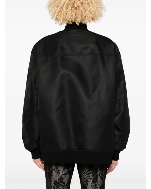 Sportmax Black Geknöpfte Bomberjacke