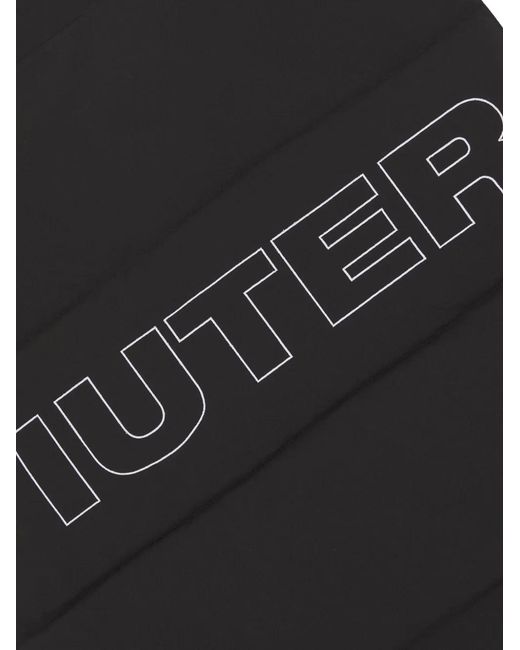 Iuter Black Button-Up Puff Vest for men