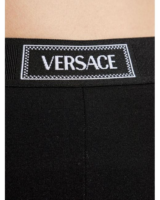 Versace Black Leggings