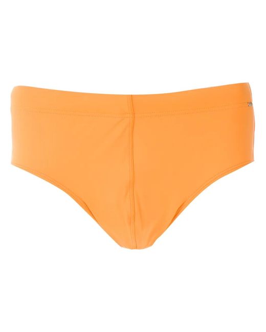 Amir Slama Orange Slip De Bain Classique for men
