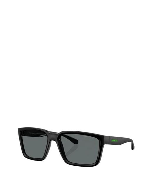 Arnette Black Plot Twist Square-Frame Sunglasses for men