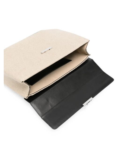 Totême  Metallic Clip Canvas Tote Bag