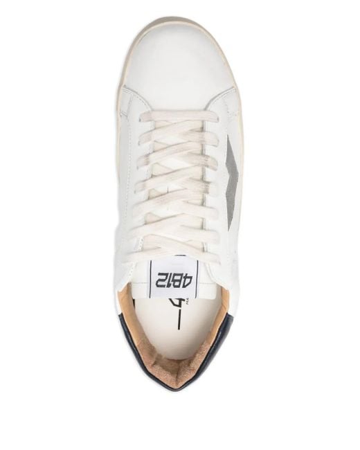 Zapatillas Suprime a paneles 4b12 de hombre de color White