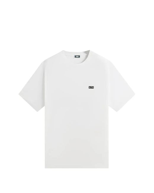Kith White Lax Logo-Patch T-Shirt for men