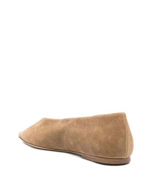 Dear Frances Brown Topo Flat Pumps