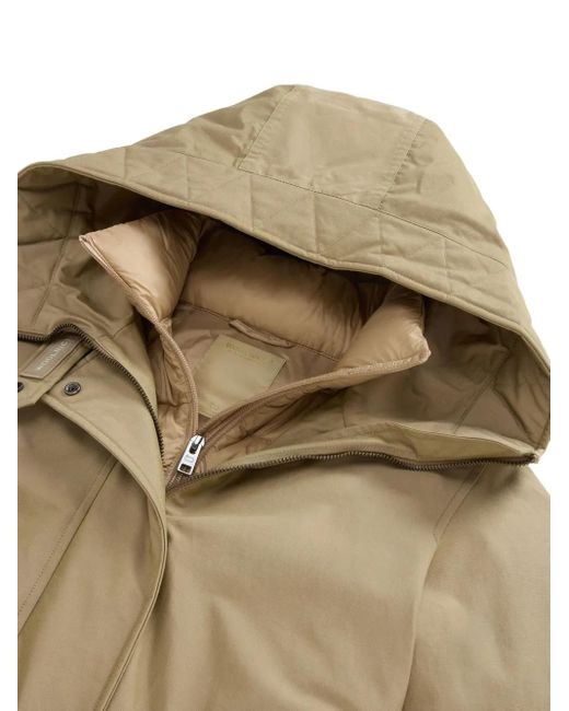 Parka Authentic Woolrich de color Natural