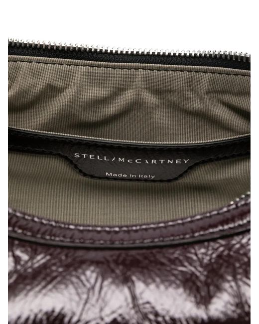 Stella McCartney Black Small Dartmoor Logo-Charm Tote Bag