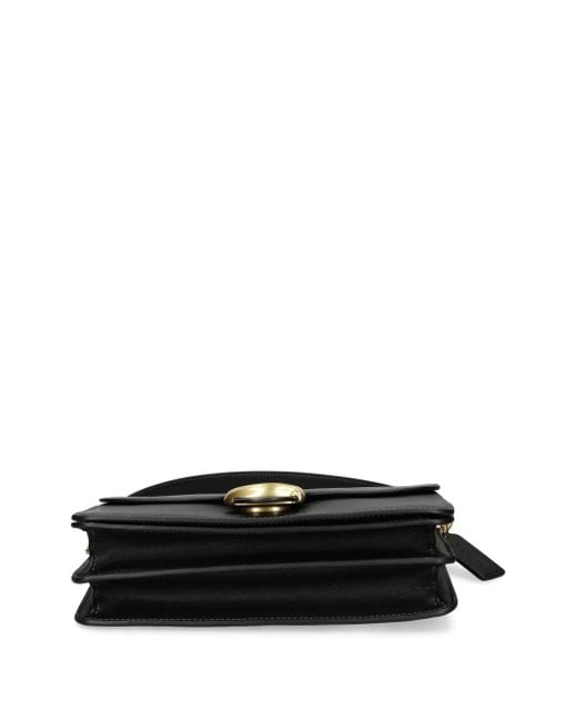 COACH Black Tabby Chain Leather Shoulder Bag