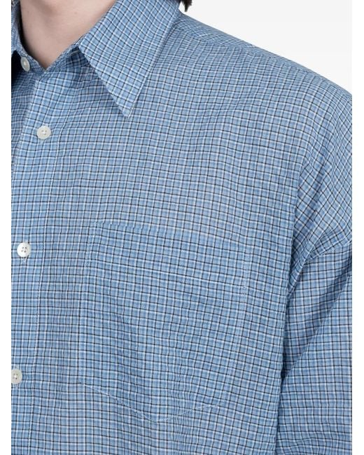 sunflower Blue Checked Shirt for men