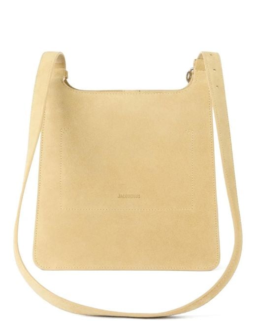 Jacquemus Natural Buckle-Detail Messenger Bag for men