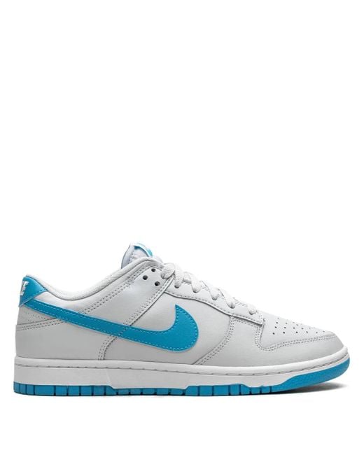 Nike Blue Dunk Low "Pure Platinum/ Lightning" Sneakers