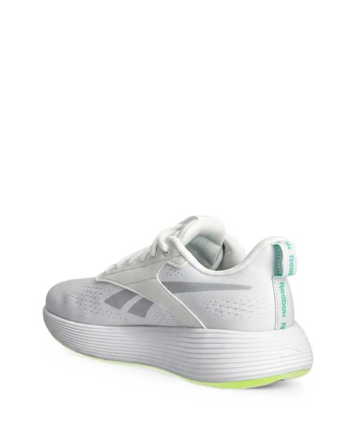 Reebok White Dmx Comfort + Lace-Up Sneakers