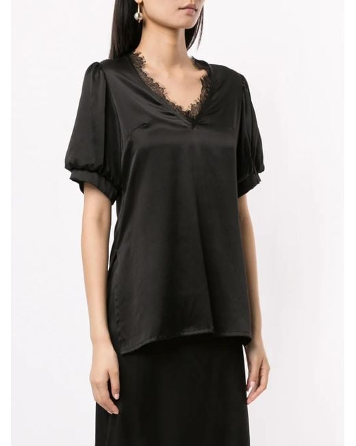 Macgraw Black Shadow Blouse