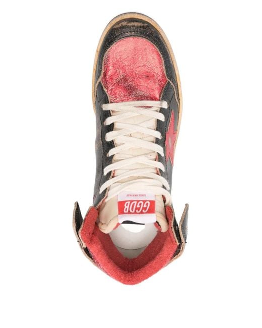 Golden Goose Deluxe Brand Sky Star Gelamineerde Sneakers in het Pink