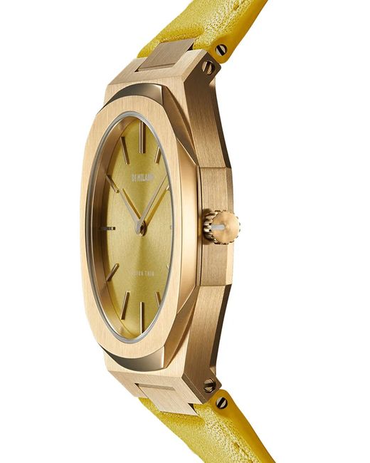 D1 Milano Metallic Ultra Thin Citron 34Mm