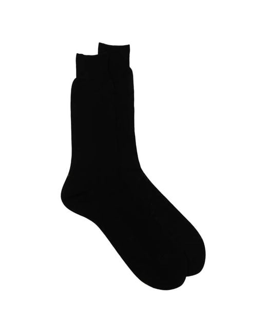 Zegna Black Chiffon Socks