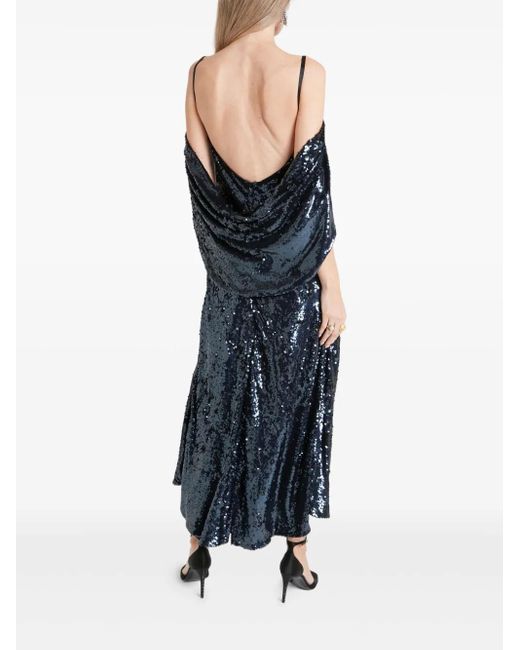 Temperley London Black Salma Gown