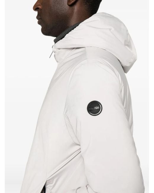 Colmar White Hooded Zip-Front Jacket for men