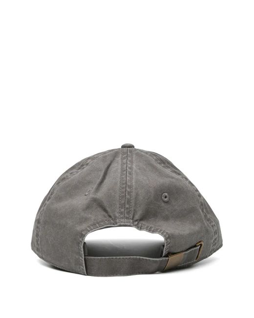 WARMAN Gray Distressed Baseball Cap for men