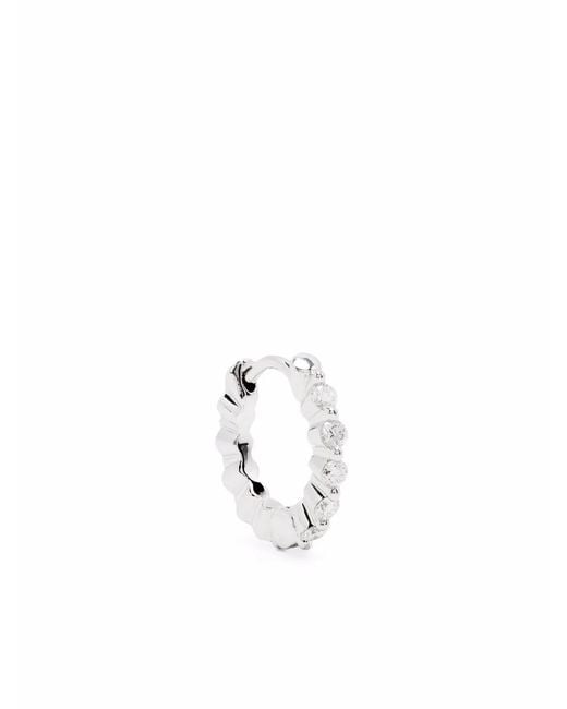 Maria Black White True Romance 8 Huggie Earring
