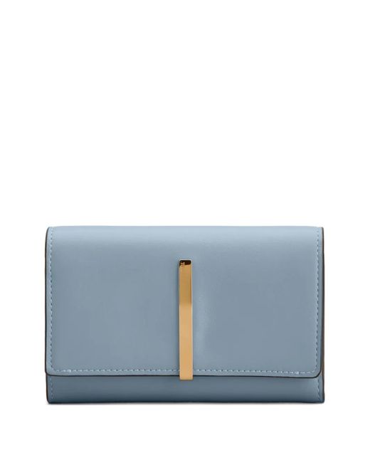 Tod's Blue Tri-Fold Wallet