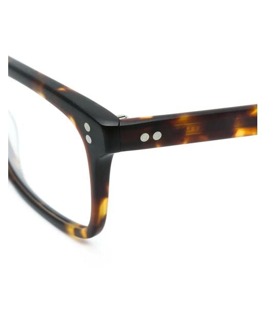 Oliver Peoples Black Tortoise Shell Square Shape Glasses