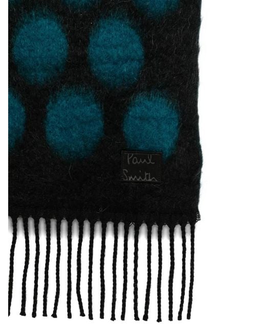 Paul Smith Green Scarf Anton Polka for men