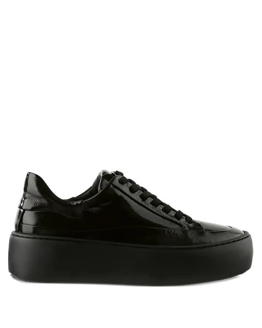 Högl Black Illusion Platform Lace-Up Sneakers
