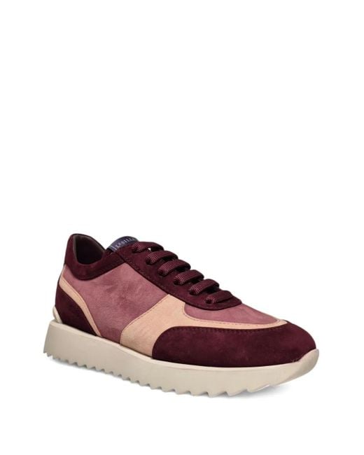 Le Silla Purple Suede Sneakers