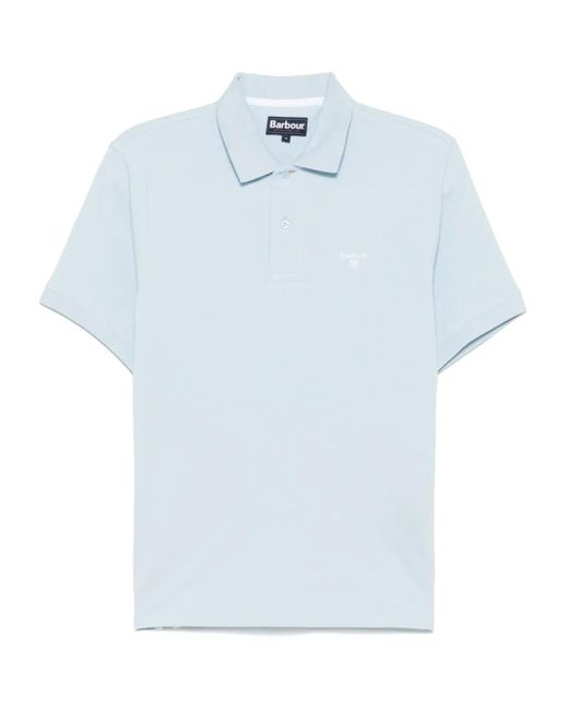 Barbour Blue Sports Polo Shirt for men