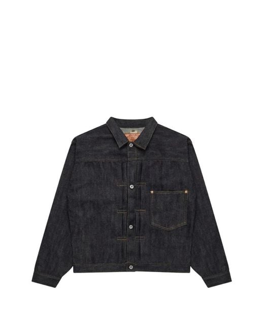 Junya Watanabe Black Button Denim Jacket for men