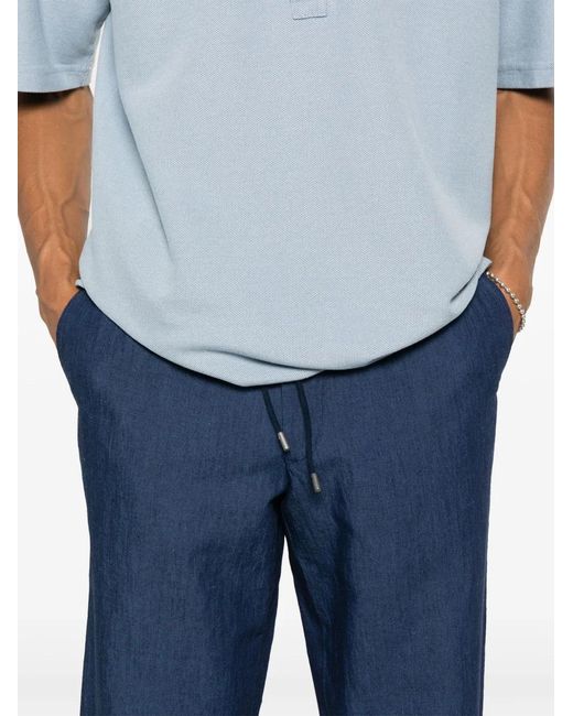 Sease Blue Summer Mindset Trousers for men