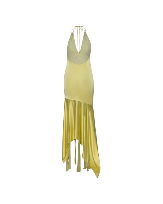 Baobab Metallic Resin-Embellished Asymmetrical Dress